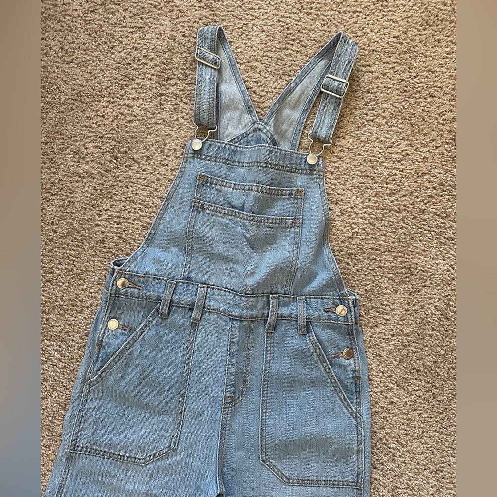 Full Length Denim Overalls